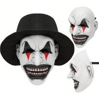 Baisi Helovino klouno kaukė Creepy Killer Joker Pusė veido kaukė Siaubo menas klouno kaukės maskaradinis kostiumas
