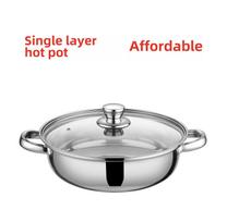 28cm Multi-Purpose Stainless Steel Double & Triple Layer Steamer Pot - Ideal for Soups and Steaming, Perfect Gift Option 28cm white