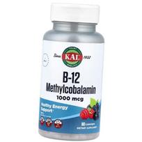 Metilkobalaminas, B12 Metilkobalaminas 1000, KAL 60 ledinukų Uogos (36424041) 60Lozenges