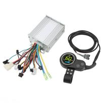 450W Electric Scooter Controller Kit Round Color LCD Display with Thumb Throttle Electric Scooter Controller for
