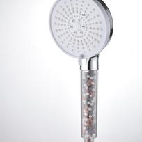 High-Pressure Adjustable Shower Head with Ion Softening Filter