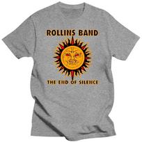 Rollins Band 1992 The End Of Silence Marškinėliai Koncertas BL789 Unisex Marškinėliai S gray