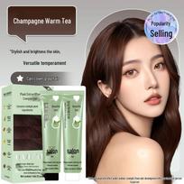 Trendy Color Plant-Based Hair Dye Cream for Salon & Home, Large Capacity, Gray Coverage 720ml