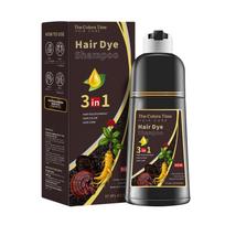 3-in-1 Plant-Based Bubble Hair Dye Cream with English Packaging 500ml vidutinio ruda spalva