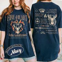Fireheart TOG Gerbėjų Prekės Patogūs Marškinėliai Aelin Galathynius Fireheart Unisex Marškinėliai Medvilniniai Marškinėliai Fantazijos Drabužiai Y2K Viršus Streetwear S