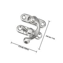 20pcs Wood Box Lock Hardware Hasp For Jewelry Cabinet Chest Brass Cabinet Diy Crafting Latch Metal Toggle Latch sidabras