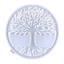 Life Tree Silicone Mold Resin Epoxy Mold Wall Mounted Hanging Decoration Book Organizer Table Accessories Casting Making gryna