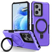 Xiaomi 11T POCO X4 PRO/Redmi Note 10 13C Phone Case with Finger Ring Holder Redmi Note 9/10X violetinė