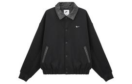 Nike Solo Swoosh Men's Wool Varsity Jacket FZ1168-010 XL