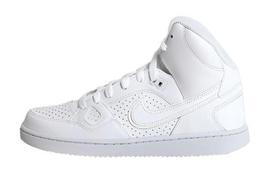 Nike Son Of Force Mid top Kids' Skateboarding Shoes Pure White Unisex 615158-109 35.5
