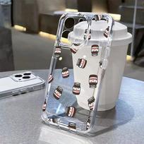 Cartoon Chocolate Nutellas Phone Case For iPhone 17 16 16e 15 14 13 12 11 Mini Pro Max X XR XSMax 7 8 Air Plus Transparent Cover iPhone 11