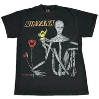 Nirvana Incesticide Vintage 90s Band Tour Grunge XL Single Stitch Shirt REPRINT S gray