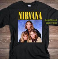 Hanson Nirvana T-ShirtRetro Shirt Vintage Hanson Brother Inspired T-Shirt S blue