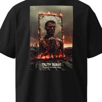 Dark Streetwear Shirt Aesthetic Graphic Tee Cyberpunk Clothing Edgy Oversized T-shirt Philosophy Apparel Emo Punk Top Organic Cotton Tshirt S