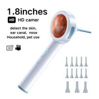 1.8’’ Screen Ear Camera Instant On/Record, Home & Pet Otoscope for Kids/Adults/Dogs/Cats, HD Visual Ear Cleaner without TF kaip parodyta spalva