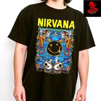 Men's and Women's T-shirts Nirvana Heavy Metal Alternative Rock Band Unisex Cotton XS