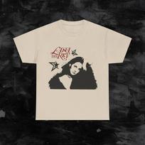 Men's and Women's T-shirts Lana del rey STAR GIRL graphic t-shirt, Lana Del Rey TShirt,white T shir XXL
