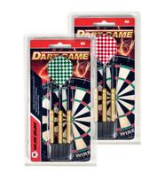 Win.max 18g Steel Tip Brass Barrel Customizable Darts Set for Bristle Dart Board Nylon Shafts Flights 3pcs