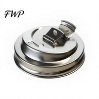 Protein Shake Jar Lid Mason Lids with Straw, Wide Mouth Stainless Steel Caps, Reusable Coffee Leak Resistant Drinking for Iced Smoothies Cold 1pc