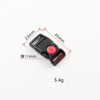 Pom Plastic Side Release Buckle with Black Press Lock for Dog Harness Collar Pet Collar Buckle