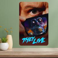 Jie gyvena Klasikinis filmas Metalo plakatas 20x30cm（7.8x11.8inch）