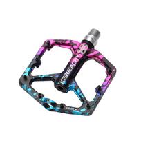 KEREACHY Multi-color Mountain Bike ultra Light Non-slip Pedal 3 Bearing Pedal Aluminum Alloy Bicycle Flat Pedal Bearing