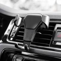 Telephone Support Noir Gravité ventilation Voiture Mount Holder Stand Berceau Universel support voiture support iphone Mobile GPS