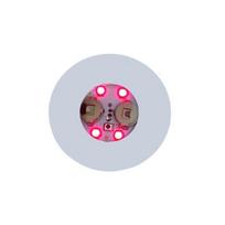 Coaster,Sparkling LED light cup sticker in the night,Luminous coaster for the holidays- red[F537514]