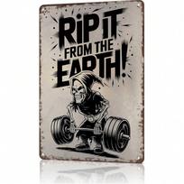 Gothic Grim Reaper Metal Sign x Inch Vintage Home Pub Bar Gym Wall Decor Man Cave Art 20x30cm（7.8x11.8inch）