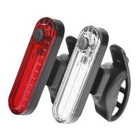 USB Rechargeable Bike Tail Light - Quick Seatpost/Wheel Mount, LED Safety Light for Night Cycling Seatpost&20lm raudona