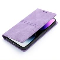 Flip Leather Case for for iPhone 17 Air 16 15 14 Pro Max 13 11 12 XS Max XR 16E 8 7 Plus SE Magnetic Wallet Card Phone Cover iPhone X or XS violetinė
