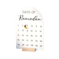 Ramadan Countdown Calendar, 30 Day Advent Countdown Calendar, Acrylic Desktop Eid Decoration Gift, Eid Blessing Magnet decor balta
