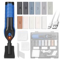 Floor Furniture DIY Repairing Tool Ceramic Tile Scratch Nail Hole Crack Filler Tool Set Household Handheld Melting Wax Tool Set mėlyna