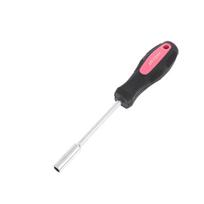 S-1Pc 6.3mm Hex Adapter Screwdriver Handle Magnetic Head Screwdriver Bit Holder Multifunctional Magnetic Bit Driver Tool Parts rožinė