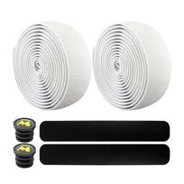 MUQZI Road Bicycle Handlebar Bar Tape Anti-Slip Damping Road Bike Handle Belt Wraps Sweat Absorption Enhance Bike Grip balta