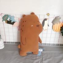 50/80cm Bear/Fox/Whale/Seabird Stuffed Plush Toys Soft Forest Ocean Animal Plush Pillows Dolls Home Decor Kawaii Kids Girls Gif 50cm