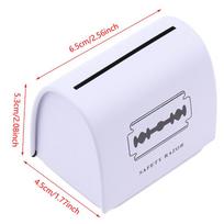 Razor Blade Tin Boxes Sharps Containers Biohazard Disposal For Barber Shop Recycling Tool