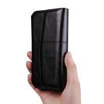 For Samsung Galaxy S26 S25 S24 S23 Ultra A57 A37 A56 A36 A17 Wallet Card Holder Leather Phone Holster Belt Clip Case Waist Bag For Galaxy S25 FE