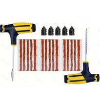 Pro Universal Motorcycle Car Tire Repair Kit Tubeless Tyre Puncture Plug Strips Stirring Tool Auto Accessories