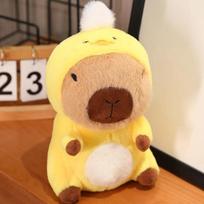 Cuddly Cartoon Dressed Capybara Plush Toys Lovely Capybara Cosplay Doggy Bunny Duck Unicorn Funny Toys For Children Home Decor 25cm