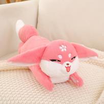 50/70/90cm Genshin Impact Yae Miko Fox Cosplay Plush Toy Cartoon Stuffed Animals Plushies Doll Pillow Anime Soft Kids Toys Gifts 50cm rožinė