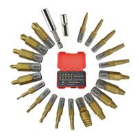 20pcs Screw Extractor Set For Damaged Or Stripped Screws With Magnetic Extension Bit Holder And Socket Adapter Kit China Mainland
