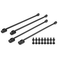 4Pcs Camping Table Leg Camping Folding Legs Heavy Duty Foldable Table Leg with Screws Coffee Table Legs DIY Camping Equipment
