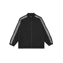Stripe Hip Hop Jackets Men Zipper Up Windbreaker Coats Comfortable Spring Autumn Cardigan  Holiday M juoda