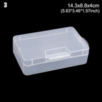 Namų organizacija Papuošalų deimantų talpykla amatų karoliukų laikiklis piliulių laikymo reikmenų laikymo dėžutė 14.3x8.8x4cm