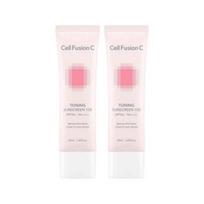 Cell Fusion C Toning Sunscreen 100 SPF50+ PA++++ 50ml x 2
