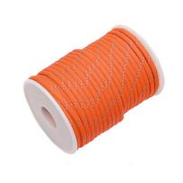 Wind Rope Tent Lanyard Strap Reflective Paracord Parachute Line Reflective Tent Rope Umbrella Rope 30m oranžinė