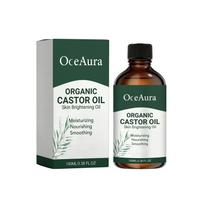 OCEAURA Skin Brightening Castor Extract Moisturizing Oil for Full Body Care
