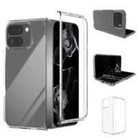 For Google Pixel 9 10 Pro Fold Phone Case for Pixel9 9Pro Pixel10 10Pro Fold Transparent PC Hard Shell Protective Back Cover For Pixel 9Pro Fold gryna