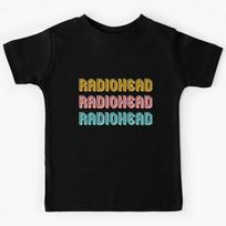 Retro Vintage Classic 80s Typography Style Design Radio  Kids T-Shirt 130
